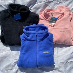 Columbia fleeces